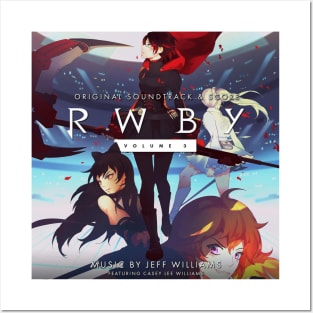 RWBY - Volume 3 OST Album Cover Posters and Art